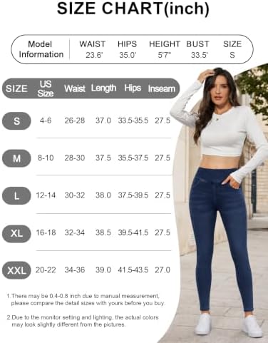 FireSwan Stretchy Jeggings for Women High Waisted Pull On Skinny Jeans