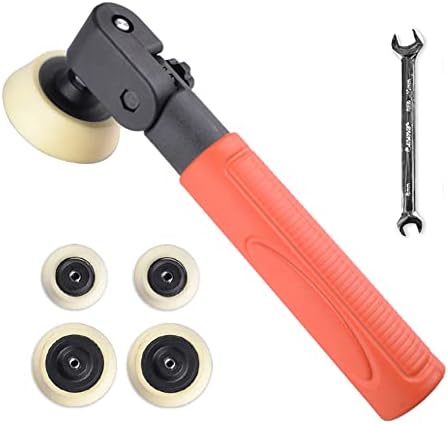 Woodworking Passive Rotary Sander - Sanding Tools Hand Held Bowl Sander with Rotatable Spindle Head 2 Inch 3 Inch Pads