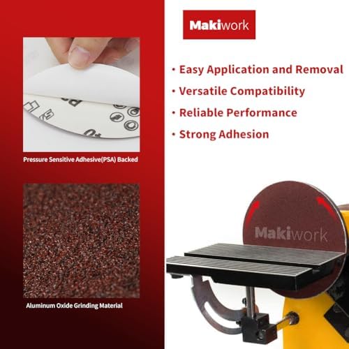 Sanding Belts & PSA Sanding Discs Set - 10 Pack 4x36 Inch Aluminum Oxide Belts (80/120/150/240/400 Grit) and 18 Pack 6-Inch Self-Adhesive Discs (80/100/120/180/240/400 Grit) for Wood, Metal Polishing