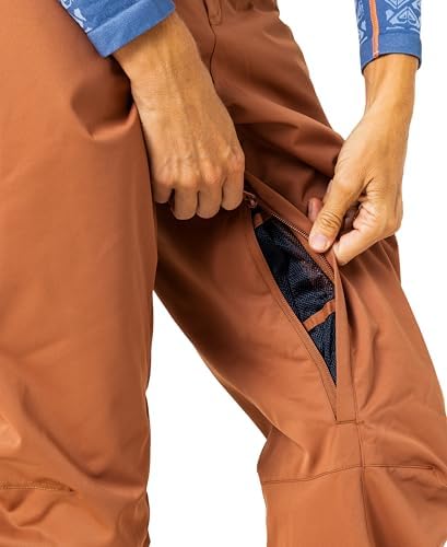 Roxy Women's Nadia Ski Pant – 10K Waterproof, Insulated, PFAS-Free, Adjustable Waist & Snow Gaiters