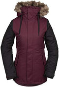 Volcom Women's Fawn Insulated Snowboard Ski Winter Hooded Jacket