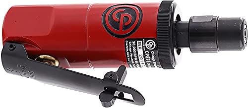 Chicago Pneumatic CP876 - Air Die Grinder Tool, Welder, Woodworking, Automotive Car Detailing, Stainless Steel Polisher, Heavy Duty, Straight, 1/4 Inch (6 mm), 0.3 HP / 220 W - 30000 RPM