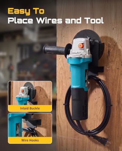 SEESII Angle Grinder 4-1/2 inch with 2 Pack Holder, 1200W Small Grinder