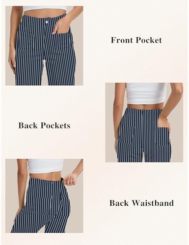 Wide Leg Jeans for Women Trendy High Waisted Flare Jeans Cropped Pants Stretchy Baggy