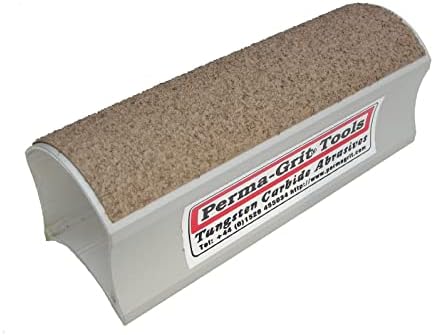Perma-Grit Contour Sanding Block, Tungsten Carbide, Course Grit, Sanding Block, 5.5" x 2"
