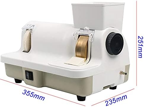 110V Optical Hand Edge Grinder, 120W Eyeglasses Lens Edger Polisher Machine with Lens Grinding Wheel Optical Hand Stone, #180 & #240