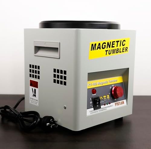 KT-185 Magnetic Tumbler Jewelry Polisher 180mm Polishing Barrel