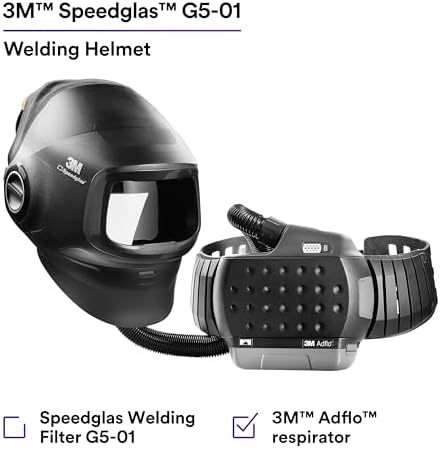 3M Speedglas Welding Helmet G5-01 and Adflo High-Altitude PAPR, No ADF