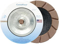 Concrete Grinding Wheel 5" Ceramic Diamond Cup Wheel for Floor Grinding, 400# Dry Edge Polishing Discs Fits Angle Grinder, 5/8"-11