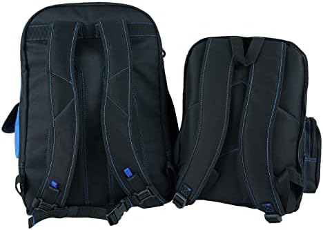MELOTOUGH Welding backpack for Tools and Helmet Extreme Gear Pack with Large Capacity Helmet Bag Holder Luggage Storage Bag (Blue)