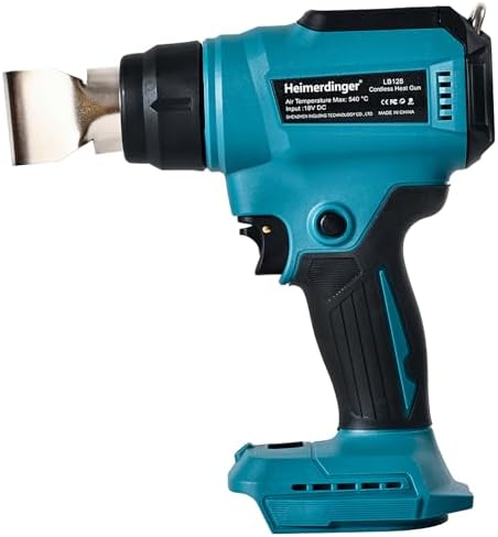 Cordless Heat Gun for Makita 18V Battery, Digital Display, 1202°F
