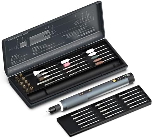Electric Engraving Pen,Cordless Rotary Tool Kit,Rotary Tool For DIY And Artists,Engraving Tool Set,Gifts For Men,Mini Wood Carving Tools,Engraving Pen for Metal, Wood, Glass And Plastic(40 PCS)