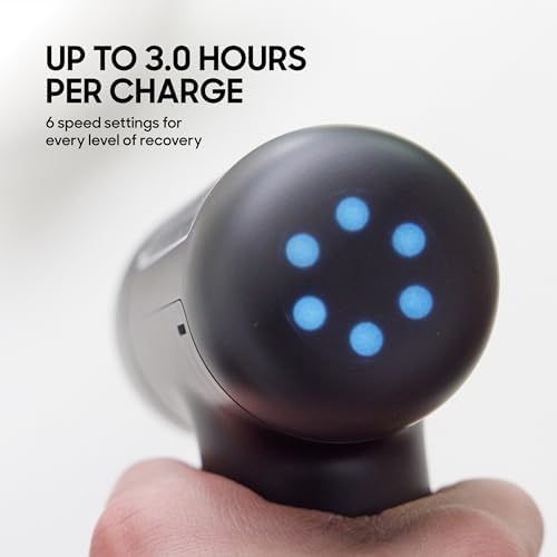 Sharper Image Powerboost Circuit Premium Deep Tissue Percussion Massage Gun