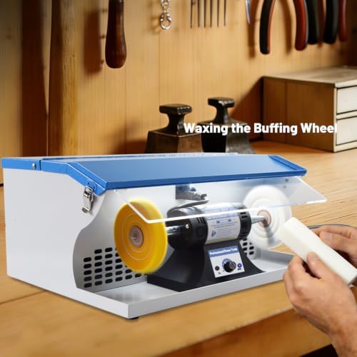500W Jewelry Polisher with Dust Collector for Jewelry and Metal
