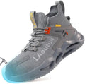 LAoutun Steel Toe Shoes for Men Work Shoes Safety Sneakers Lightweight