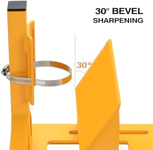Upgraded Lawn Mower Blade Sharpener Kit, Professional Angle Grinder Stand