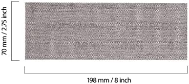 Mirka Abranet Abrasive Sheets 2.75x8 Inch Hook and Loop Sanding Sheets