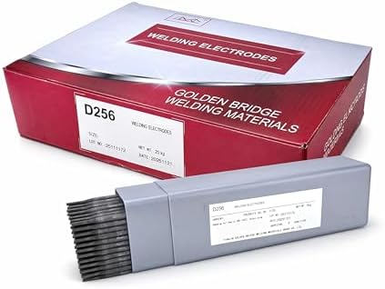 SÜA - EFeMn-A Hardfacing Welding Electrodes D256 - High Manganese Steel Build-Up Rods for Impact Applications & General Repair - 14" x 1/8" (33 LB Pack)