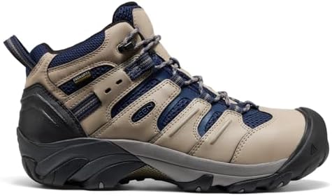 KEEN Utility Men's Lansing Mid Height Steel Toe Waterproof Work Boots