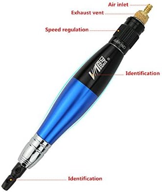 Pneumatic Ultrasonic Grinding Machine Reciprocating Ultrasonic Polishing Machine Ultrasonic Vibration Grinder (Blue)