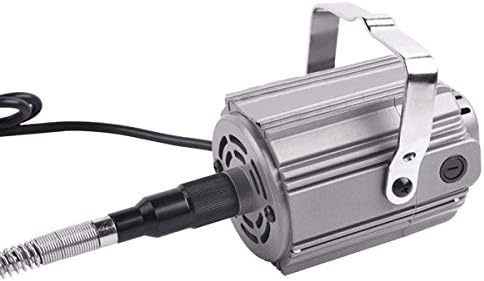 Rotary Tool Flex Shaft Hanging Grinder Carver Electric Multi-function Metalworking Tools Repair Kit, Foot Pedal Control, 780W Strong Power, Metal Flexible Shaft, 23000 RPM