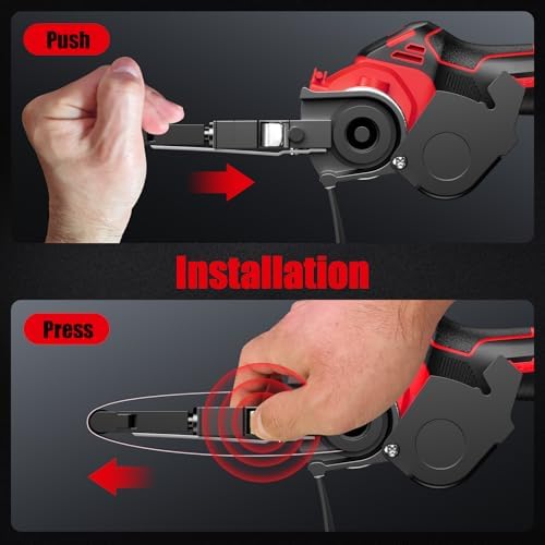 Belt Sander Compatible with Milwaukee 18V Battery 3/8"x13" Mini 5600FPM