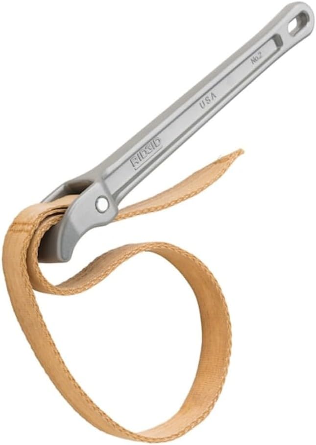 Ridgid 31345 5-1/2" Capacity Strap Wrench, 1-1/8"W Strap