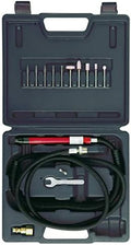 Chicago Pneumatic CP9104Q Kit - Air Pencil Die Grinder Tool, Welder, Woodworking, Automotive Car Detailing, Stainless Steel Polisher, Heavy Duty, 1/8 Inch (3mm), 0.05 HP / 40 W - 60000 RPM,Red