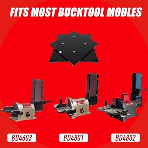 BUCKTOOL Belt Sander Rotating Base, 11.8 x 11.8-Inch, 360° Rotation