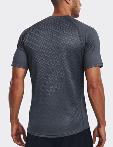 Liberty Imports 5 Pack Men's Active Quick Dry Crew Neck T Shirts