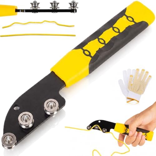 Wire Straightener Tool, Handheld Smooth-Rolling Durable Wire Straightener, Anti-Slip, Labor-Saving, Flexible Rotation, Wear-Resistant, Professional Manual Cable Untangling And Bending Device (1PCS)