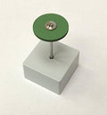 Green Diamond Coarse Polish Round Flat Edge Wheel 25 x 2mm