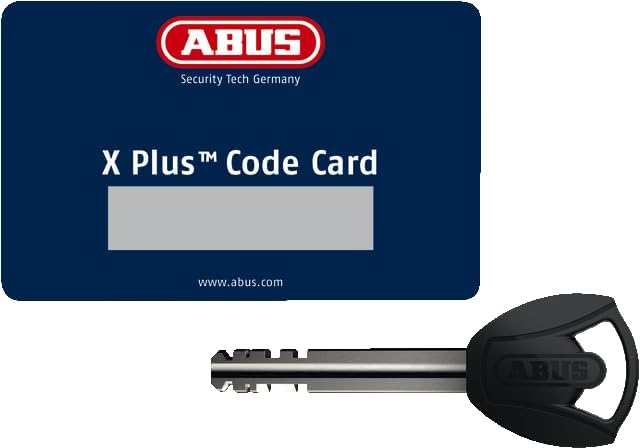 ABUS U-Lock Granit XPlus 540 and SH B Bracket, Bike Lock with XPlus Cylinder as Tamper Protection and Illuminated Key, ABUS Security Level 15, Black, Black/Grey, 30 cm
