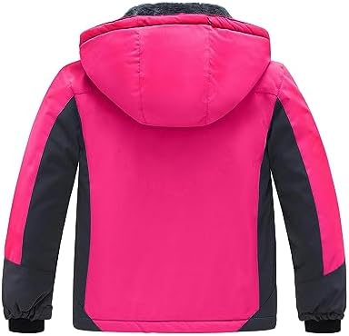 wantdo Girls Winter Ski Coat Fleece Snowboarding Jacket Waterproof 10000mm