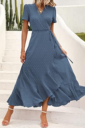 PRETTYGARDEN Women's Boho Floral Summer Maxi Dresses