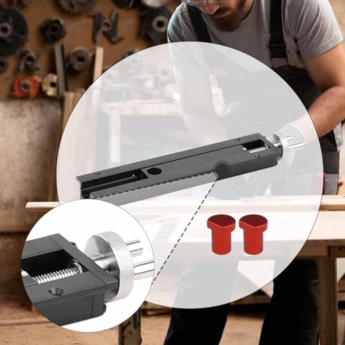 Bench Tail Vise,Inertia Vice Fixture Carpenter Tool Adjustable Clamp Table Vise for Home Shop Workbench Household, Style C