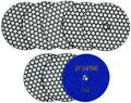 DT-DIATOOL Dry Diamond Polishing Pads 4 Inch for Granite Marble Quartz Stone Countertop Tiles 8 Pieces Grits 50