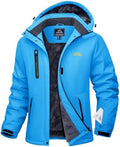 MAGCOMSEN Womens Winter Coats Waterproof Ski Snow Warm Fleece Rain Jacket