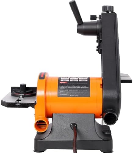 1 x 30 Inch Belt Disc Sander Combo with 5 Inch Sanding Disc, Benchtop Belt Sander with Adjustable Cast Aluminum Worktable, Miter Gauge & Dual Dust Ports for Woodworking Metalworking