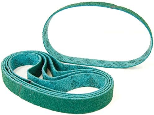 BLUEROCK 15 Pack Assorted Grit 1.5" x 30" (40mm x 760mm) Nylon Non-Woven Sanding Belts for Model 40A & Metabo Sander