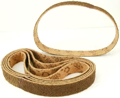 BLUEROCK Brand 1.5" x 30" Pack of 5 Belts COARSE GRIT Nylon Non-Woven Sanding Belt Abrasive Material fits 40A & Metabo