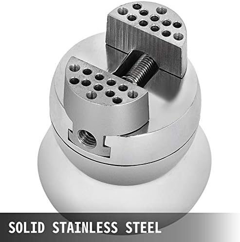 VEVOR Ball Vise 3" Engraving Setting Tool 360°Rotation Professional Ball Vise 30 PCS Attachment Jewelry Engraving Block Tools Standard Block (3inch)