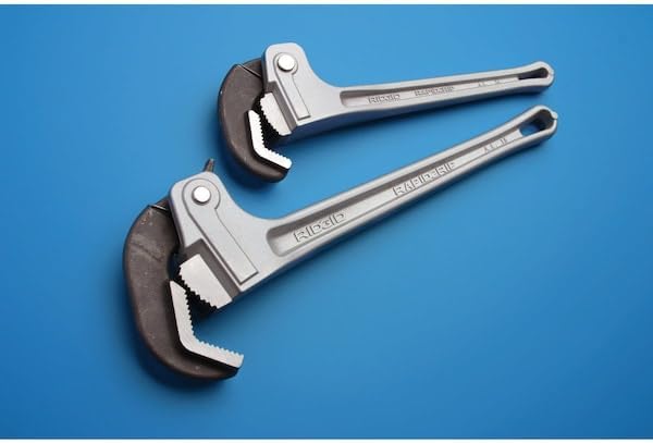 Rapid Pipe Wrench, Aluminum, 14 in. L