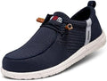 LARNMERN Steel Toe Loafers Women Slip On Work Safety Shoes Walking Sneakers