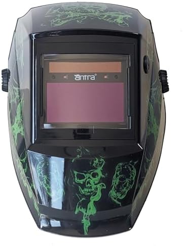 Antra Digital Solar Power Auto-Shading & Darkening Welding Helmet DP5A-7312 True Color 3/5-13 w/Tack Mode, Shade Lock, Two Step Delay, Low TIG Rating 2A - Precision Protection for Welding Excellence