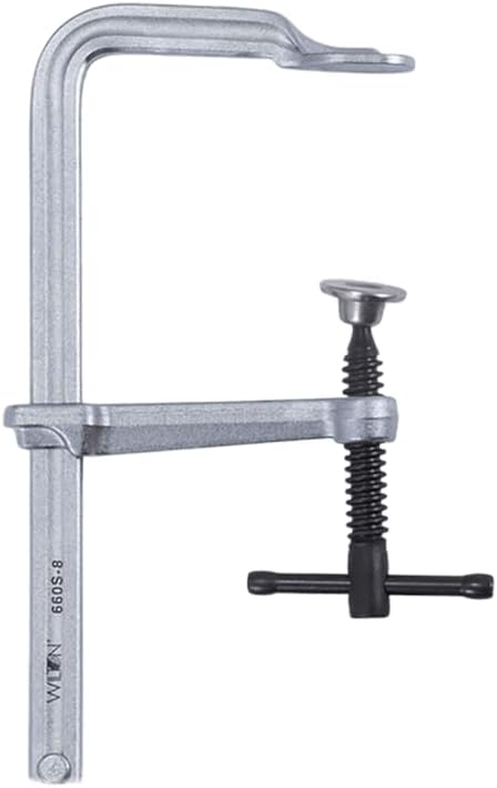 Wilton Light-Duty F-Clamp, 8" Opening, 4" Throat, 660 Lbs. Clamping Force (Model 660S-8)