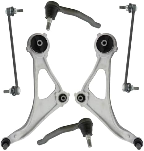 TRQ Front Steering & Suspension Kit Control Arm with Ball Joint Sway Bar