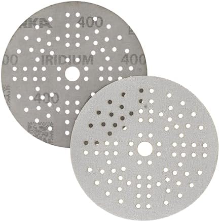 Mirka - Abrasive Sheets - Iridium 5 Inch Hook and Loop Sandpaper Discs