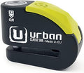 URBAN UR10 Approved Motorcycle Disc Lock with Smart Alarm | 120dB, LED, Warning, A+ Sensitivity, X2 ON | SRA & Sold Secure Gold Tested Anti-Theft for Motorbike | 10mm Double Locking, Hardened Steel