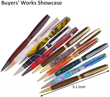 Pen Making Kit For Woodturning Wood Turning Pen Making Supplies Kits Pen For Men Gift With Video Tutorials Diy Pen Kits Gold